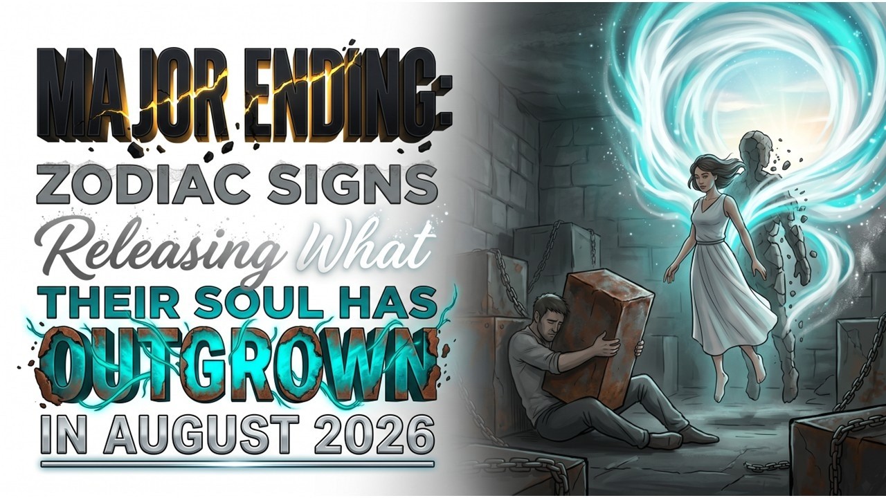 Major Ending || Zodiac Signs Releasing What Their Soul Has Outgrown in August 2026