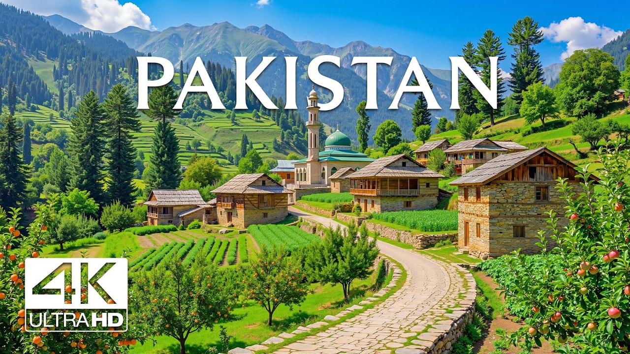 Pakistan 4K | Unreal Mountain Beauty on Earth – Majestic Peaks, Emerald Valleys & Silent Villages