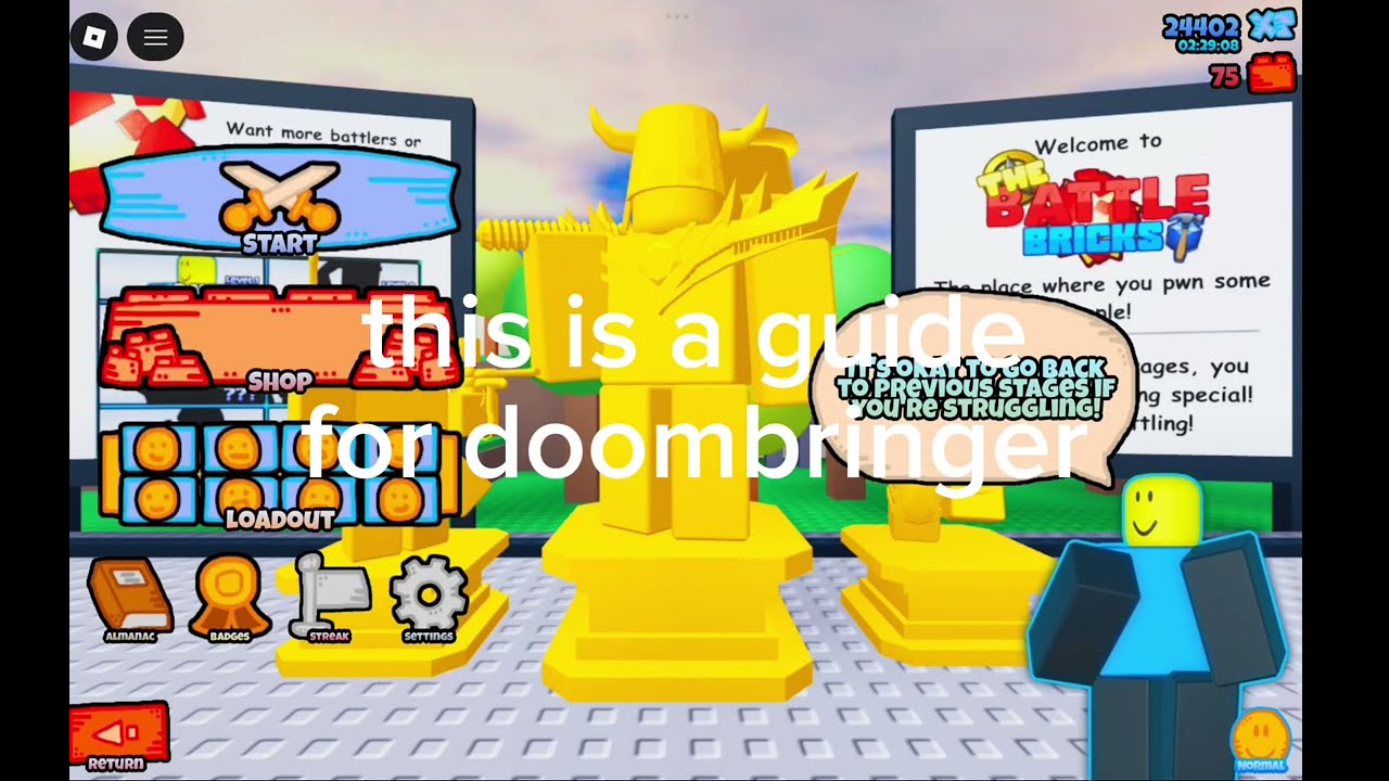 The 6/7 lvl Doombringer guide (for the glue eating wall 12 year olds)