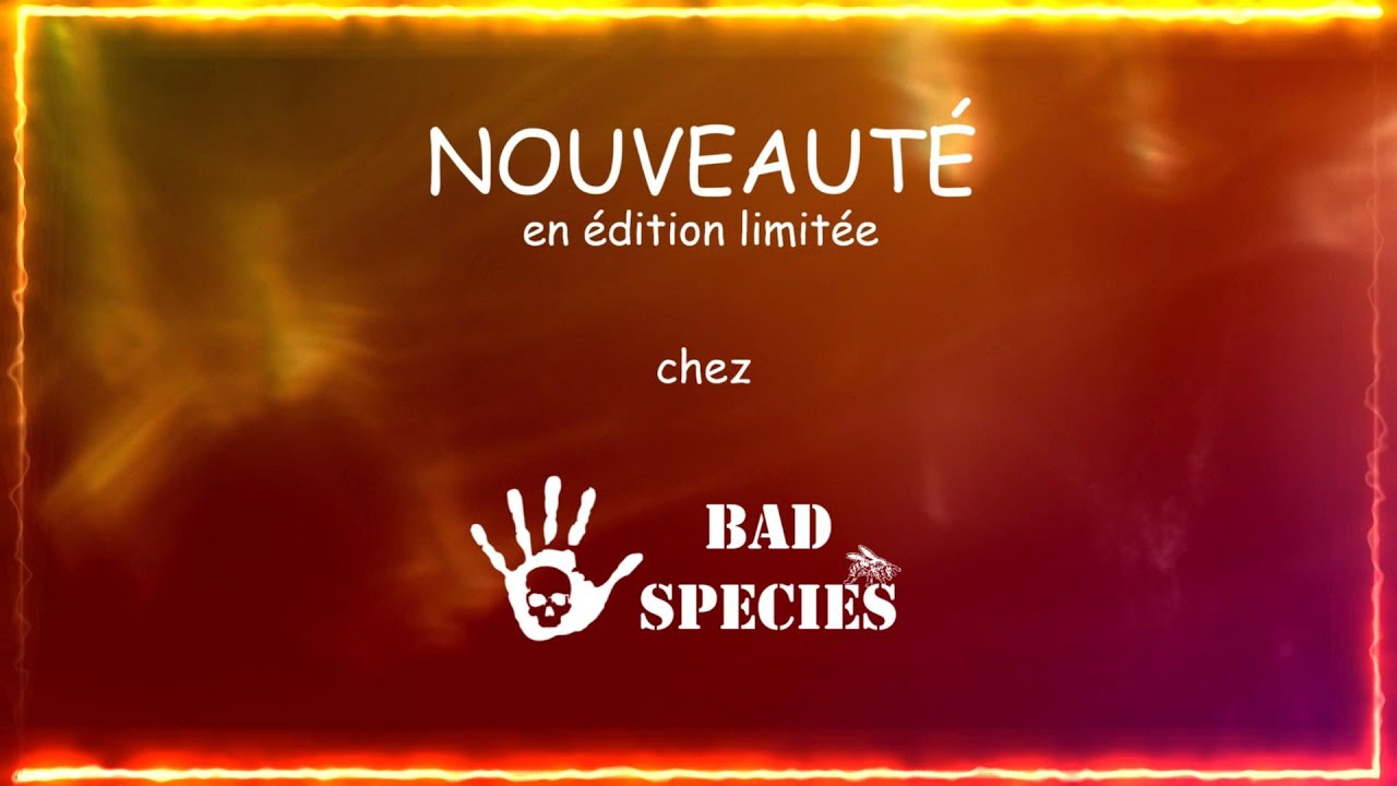 Cadre miroir lumineux &Eacute;dition Limit&eacute;e BAD SPECIES