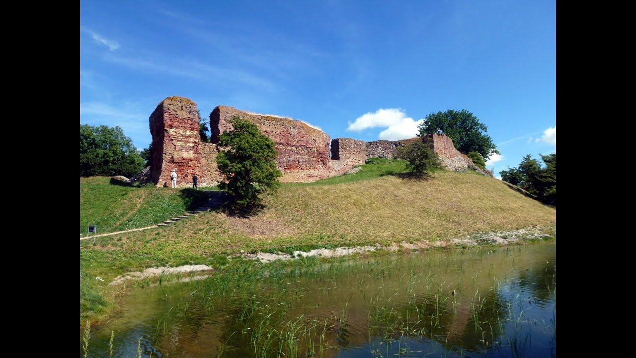 Danmark. Vordingsborg slotsruin. Vordingborg 2015