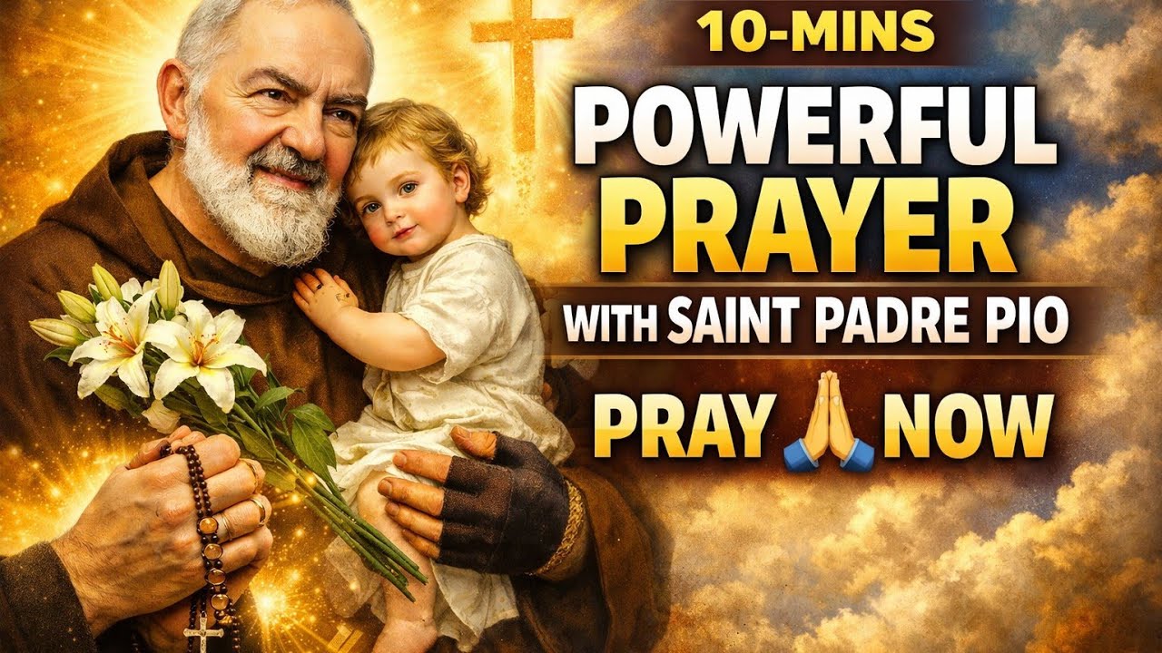 POWERFUL PRAYER WITH SAINT PADRE PIO FOR THANKSGIVING 🙏✨
