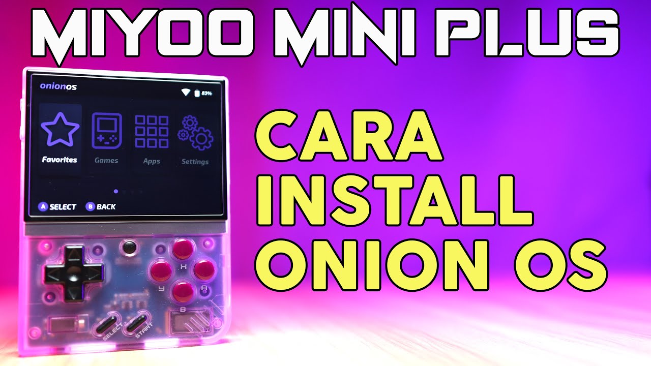 Miyoo Mini Plus : cara download dan install onion os