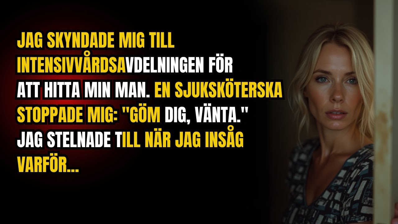 Jag skyndade mig till intensivvårdsavdelningen för att hitta min man  En sjuksköterska stoppade.....