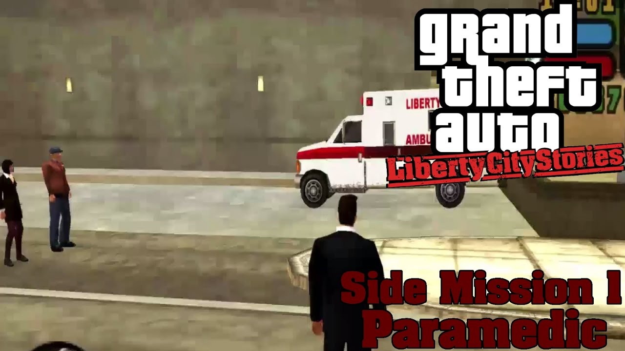 GTA: Liberty City Stories (PSP Emu) Side Mission #1 - Paramedic