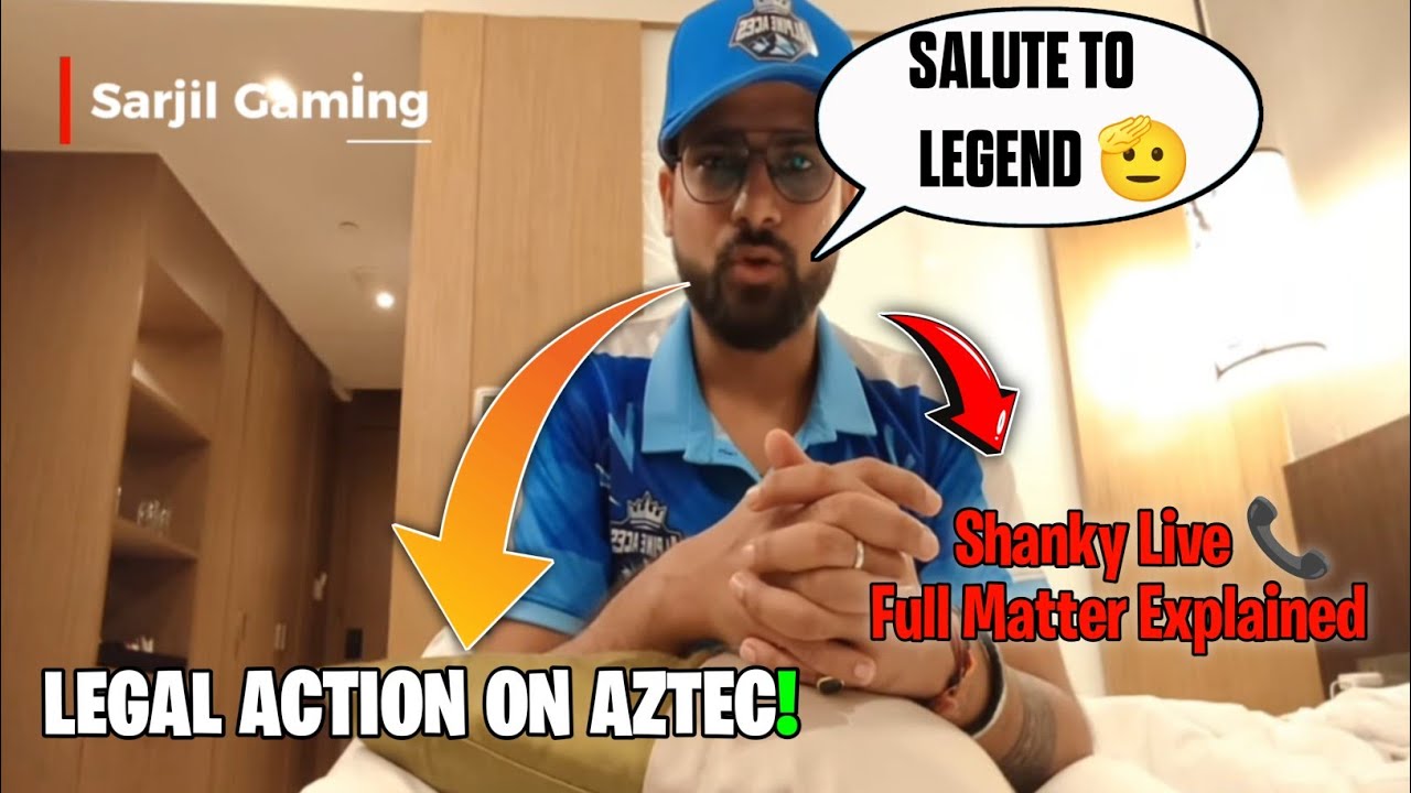 LEGAL NOTICE WARNING! ⚠️ Total Gaming eSports & FozyAjay Take Action on Aztec | Full Story Explained