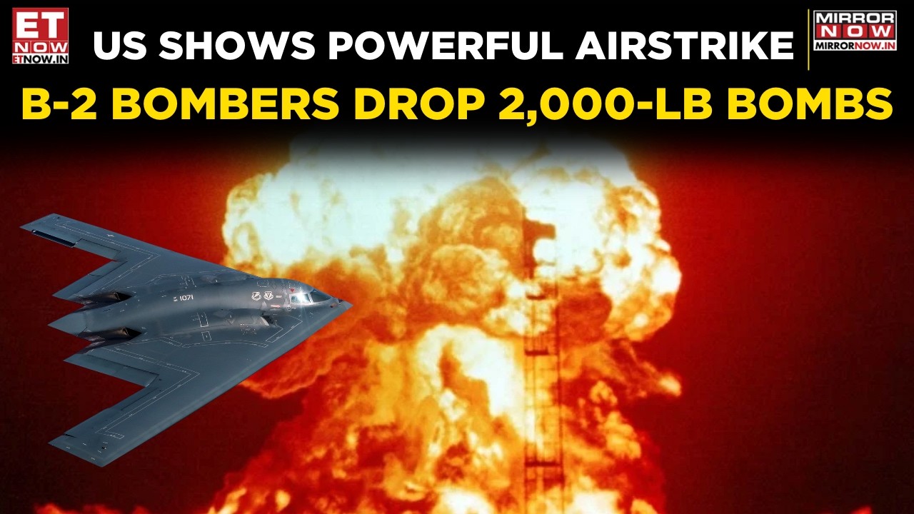 Shocking Video: US B-2 Bombers Destroy Iran Missile Facilities | War Escalates | Watch | World News