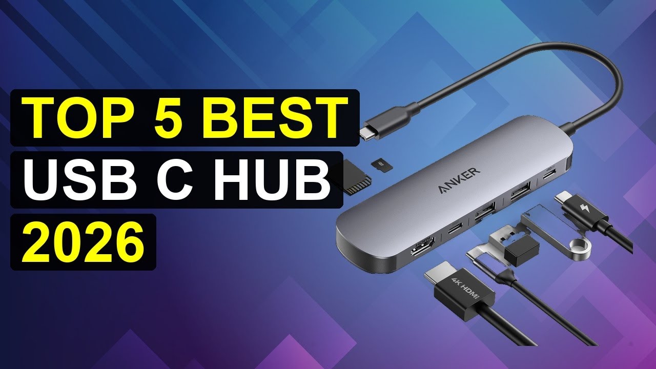 Top 5 Best Usb C Hub 2026 | Top Usb-C Hub Picks