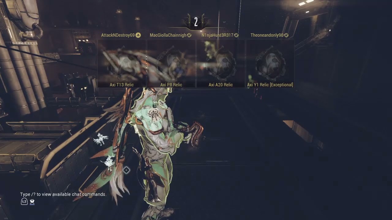 Warframe_Taking Nyx Prime Relic Hunting