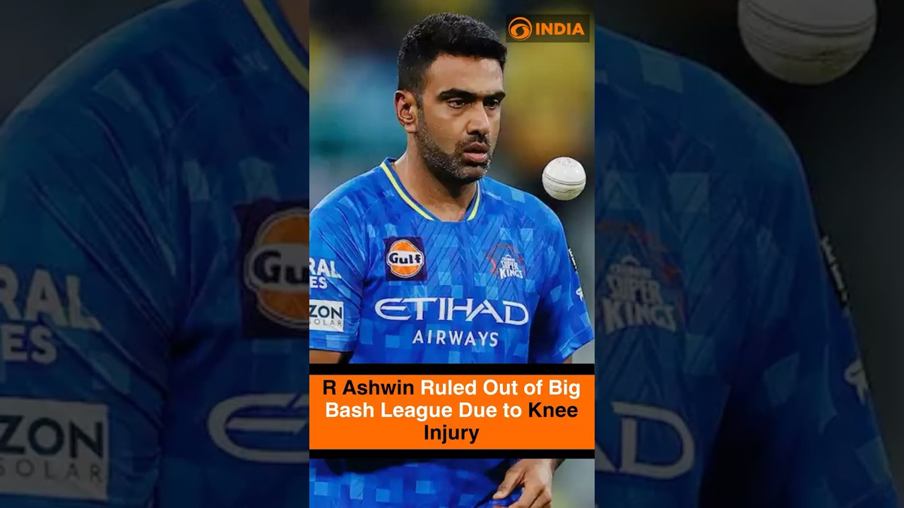 R Ashwin Ruled Out of Big Bash League Due to Knee Injury