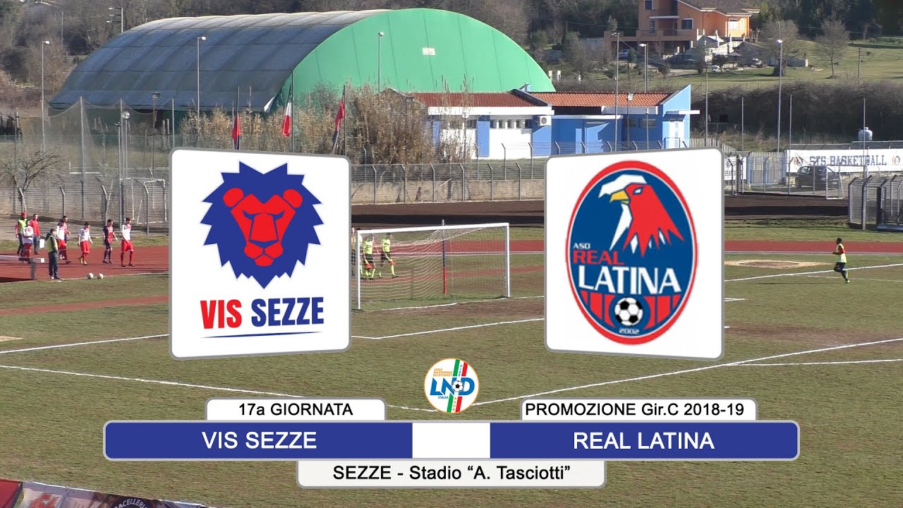 Calcio: Vis Sezze vs Real Latina - highlights e interviste