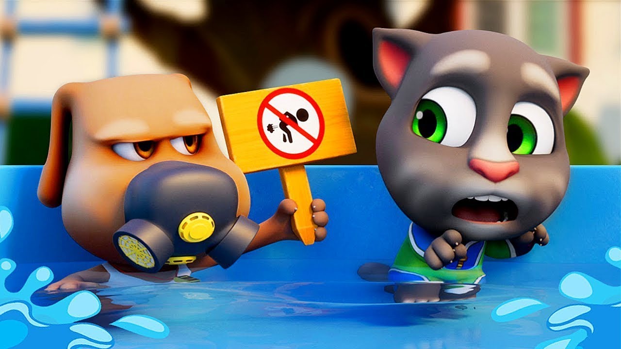 Breaking the Pool Rules 🌊 🛑 Talking Tom Shorts - Summer Collection ☀️ Super Toons - Kids Shows