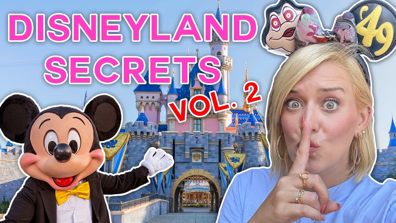 The BEST KEPT SECRETS of Disneyland: Part 2 |  Hidden Details, Rides, History, Snacks