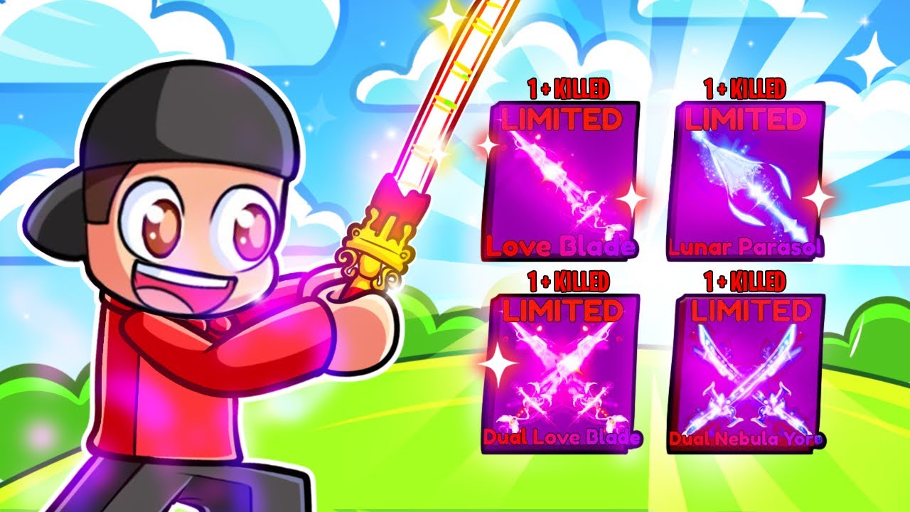Я УБИЛ КАЖДЫМ ОГРАНИЧЕННЫМ МЕЧОМ.. (Roblox Blade Ball)