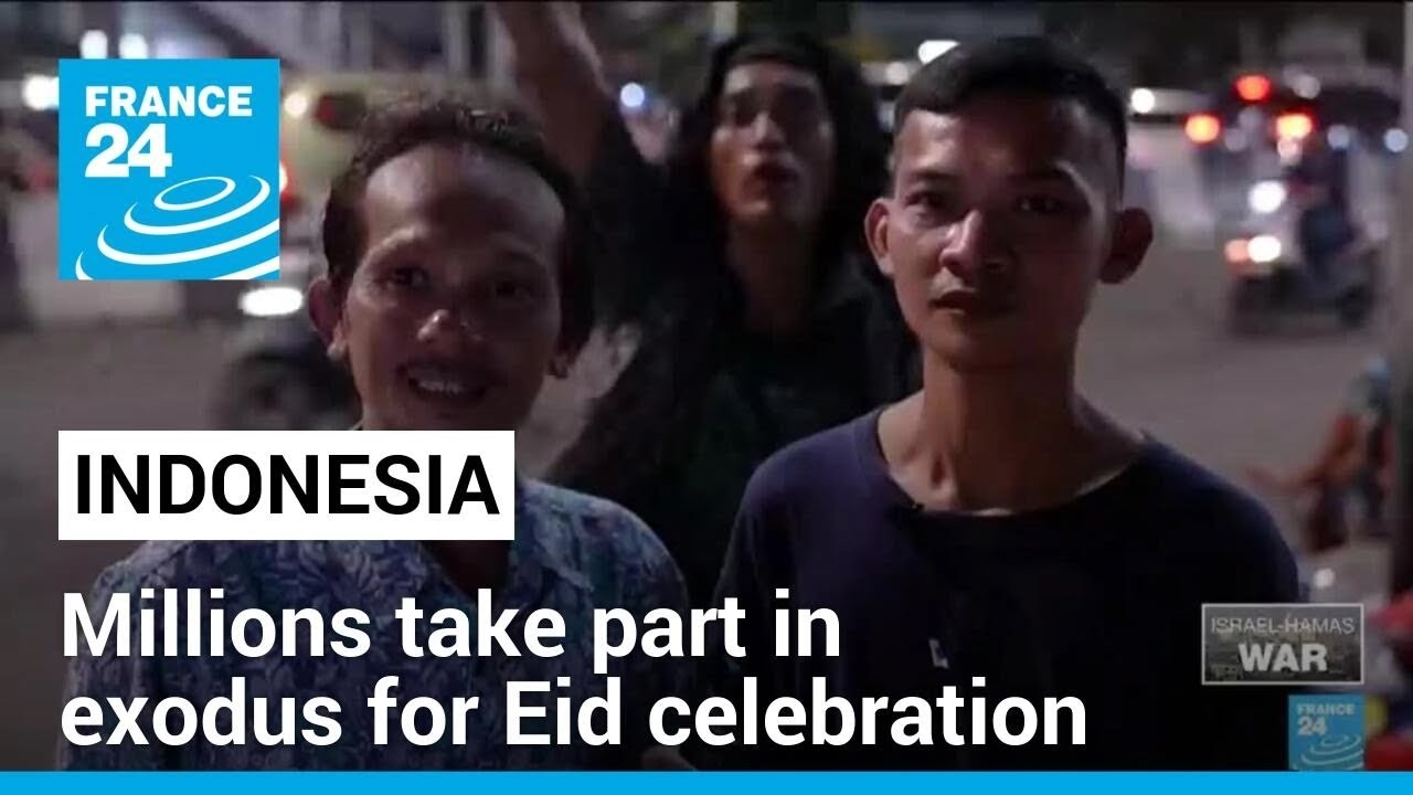 Millions of Indonesians take part in exodus for Eid celebration &bull; FRANCE 24 English