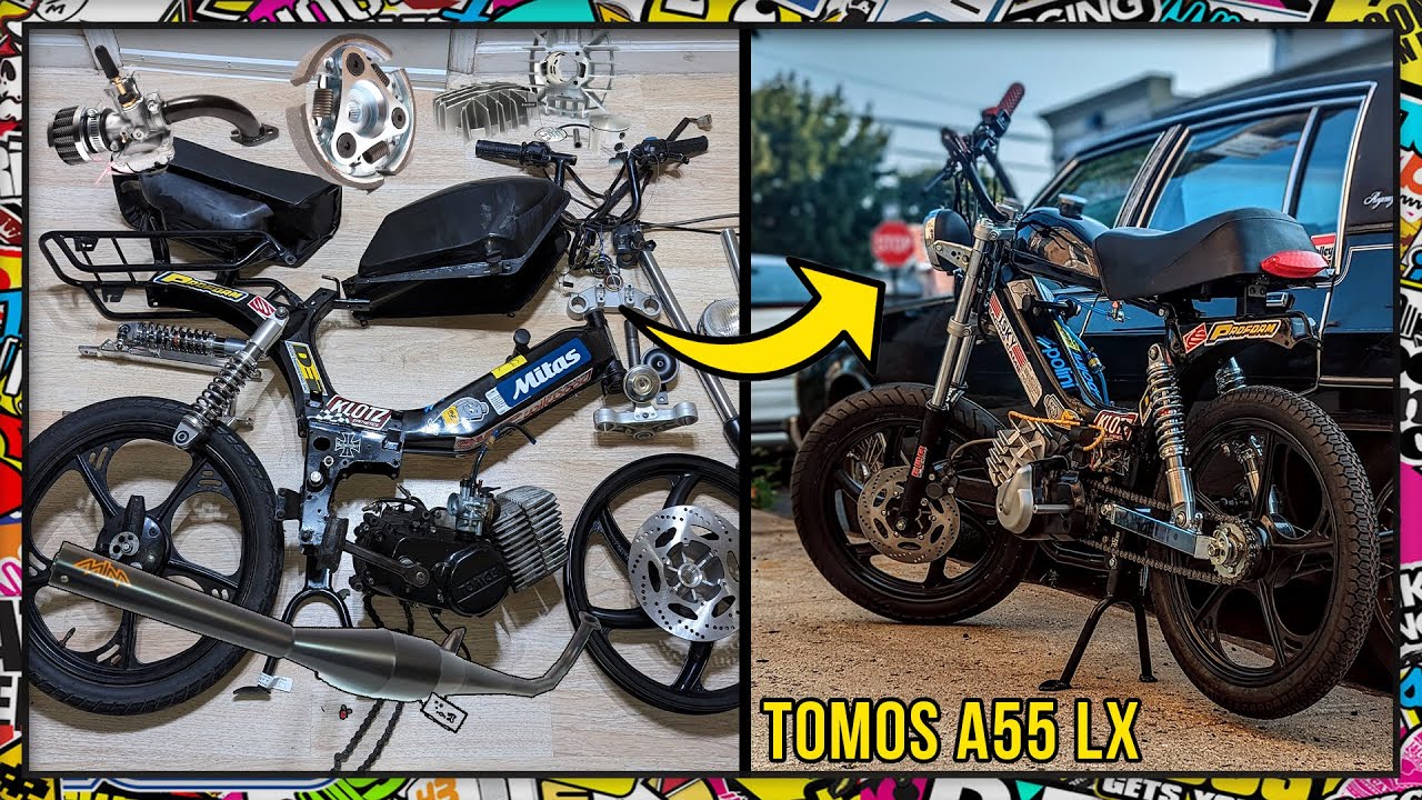 Let's Build a Really Dope 2-stroke Moped - Tomos A55 LX (1/2)