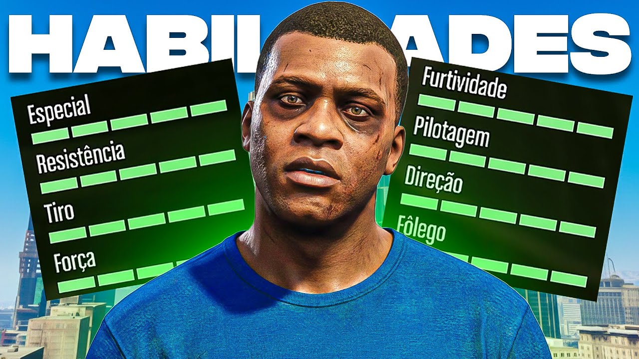 Fiz 100% das Habilidades de GTA V antes da Primeira Missão