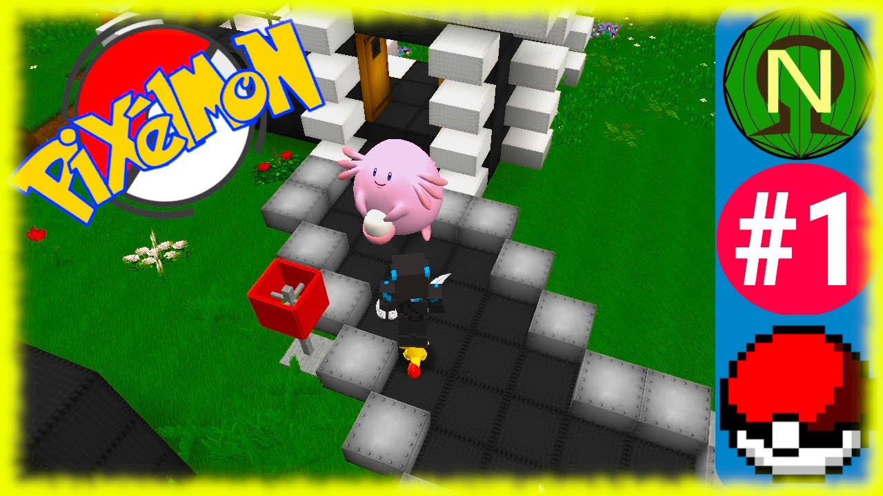 Minecraft Pixelmon PL #1 / Droga ku najlepszemu trenerowi pokemon!