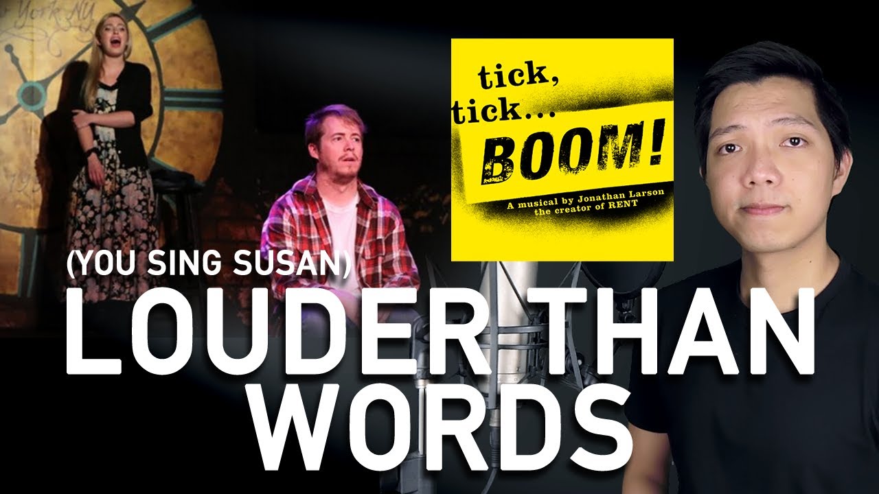 Louder Than Words (Jon/Michael Part Only - Karaoke) - Tick, Tick... Boom!