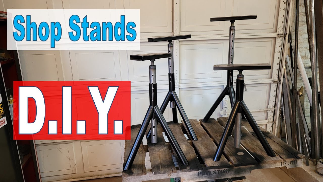 Easy Fab Projects 4- Fabricating some DIY Shop Stands From Mostly Scrap Fabrication 101