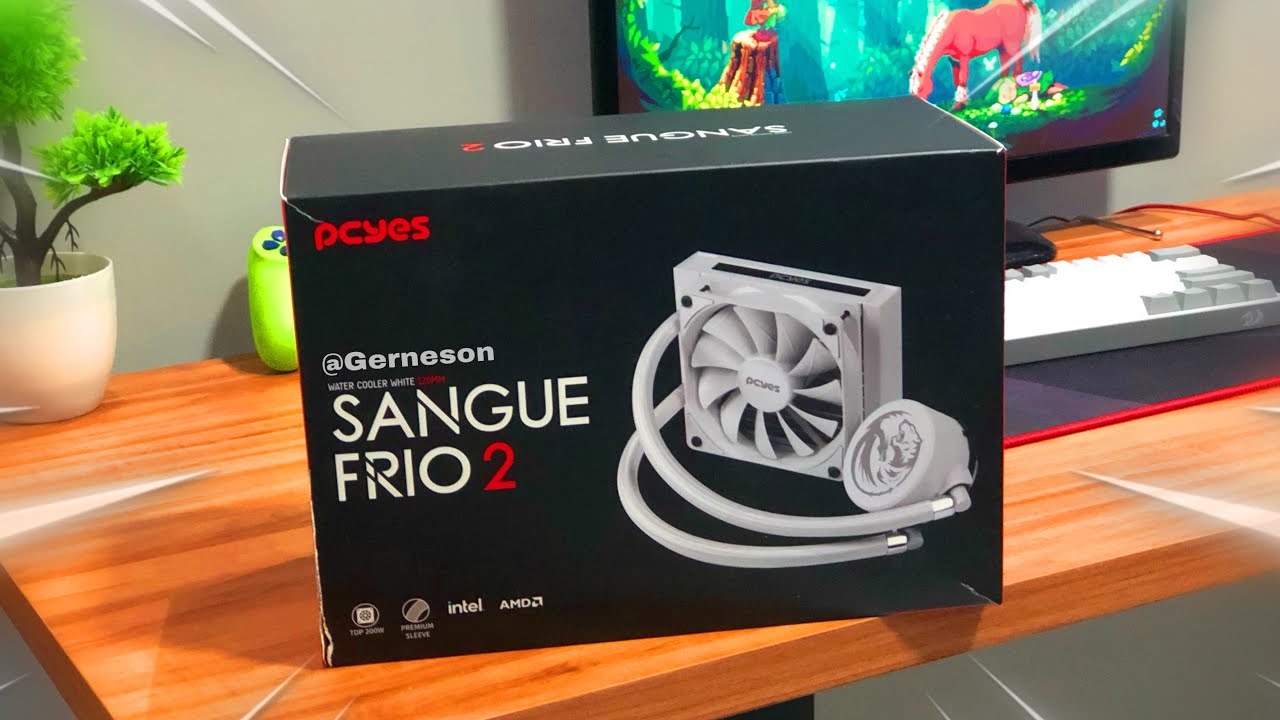 TUNANDO MEU PC GAMER COM UM WATER COOLER BRANCO! PCYES SANGUE FRIO 2 - ficou lindo 🍷🗿