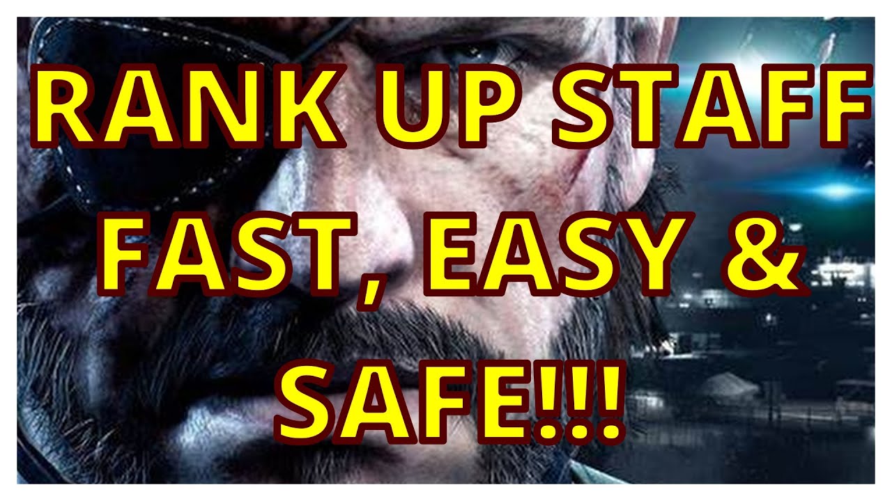 ПОВЫШАЙТЕ РАНГ СОТРУДНИКОВ БЕЗОПАСНО, БЫСТРО И ЛЕГКО В METAL GEAR SOLID V.