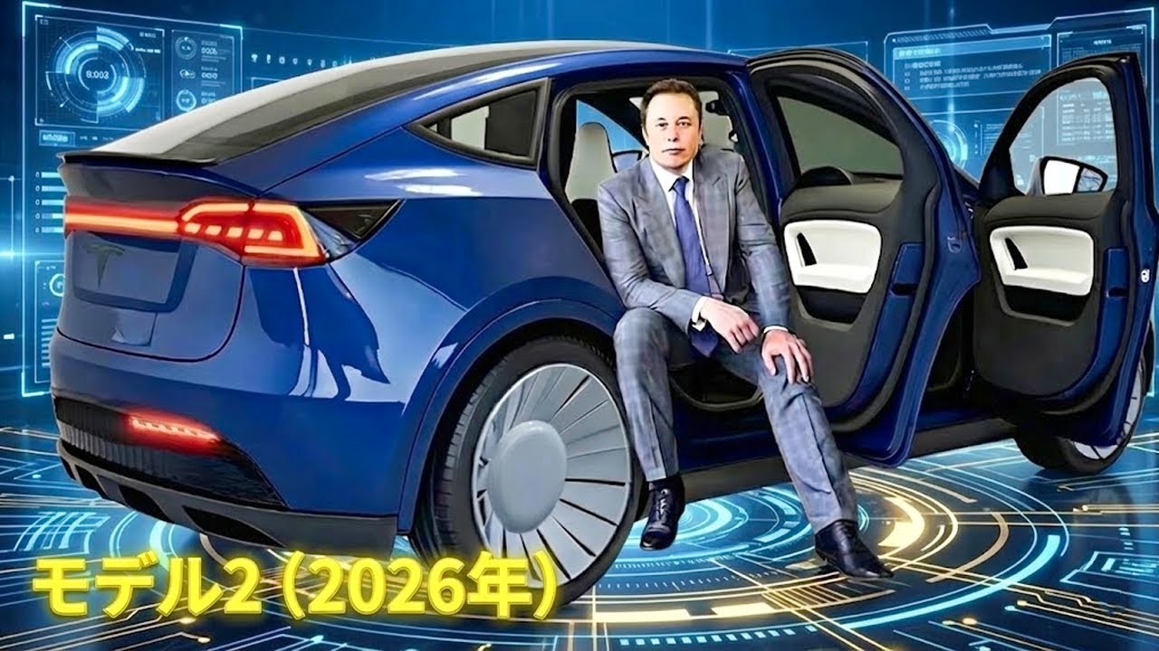 【衝撃発表】2026年テスラ・モデル2が市場投入！EV業界がざわつく理由