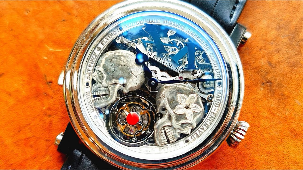 [Hơn 10 tỷ] Speake Marin Minute Repeater Carillon Flying Tourbillon Crazy Skulls | ICS Authentic