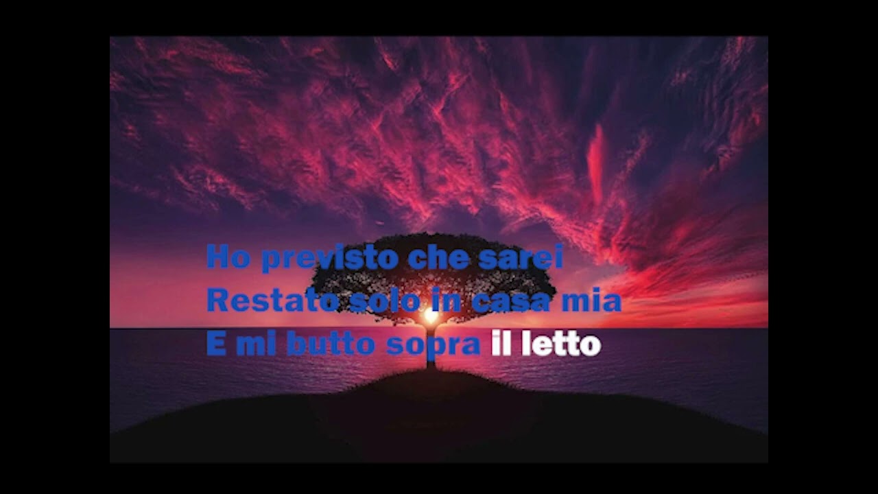 Era già tutto previsto - Andrea Bocelli - Karaoke  (-2)