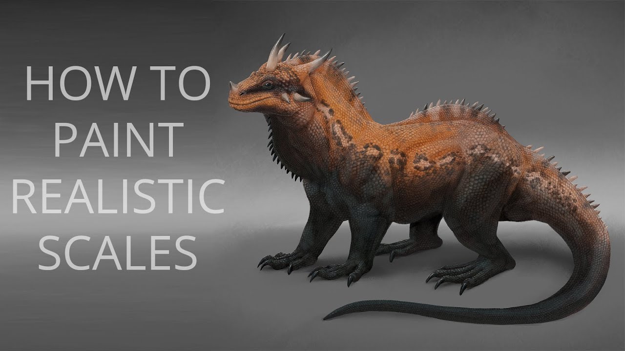 How to Paint Realistic Scales Digitally