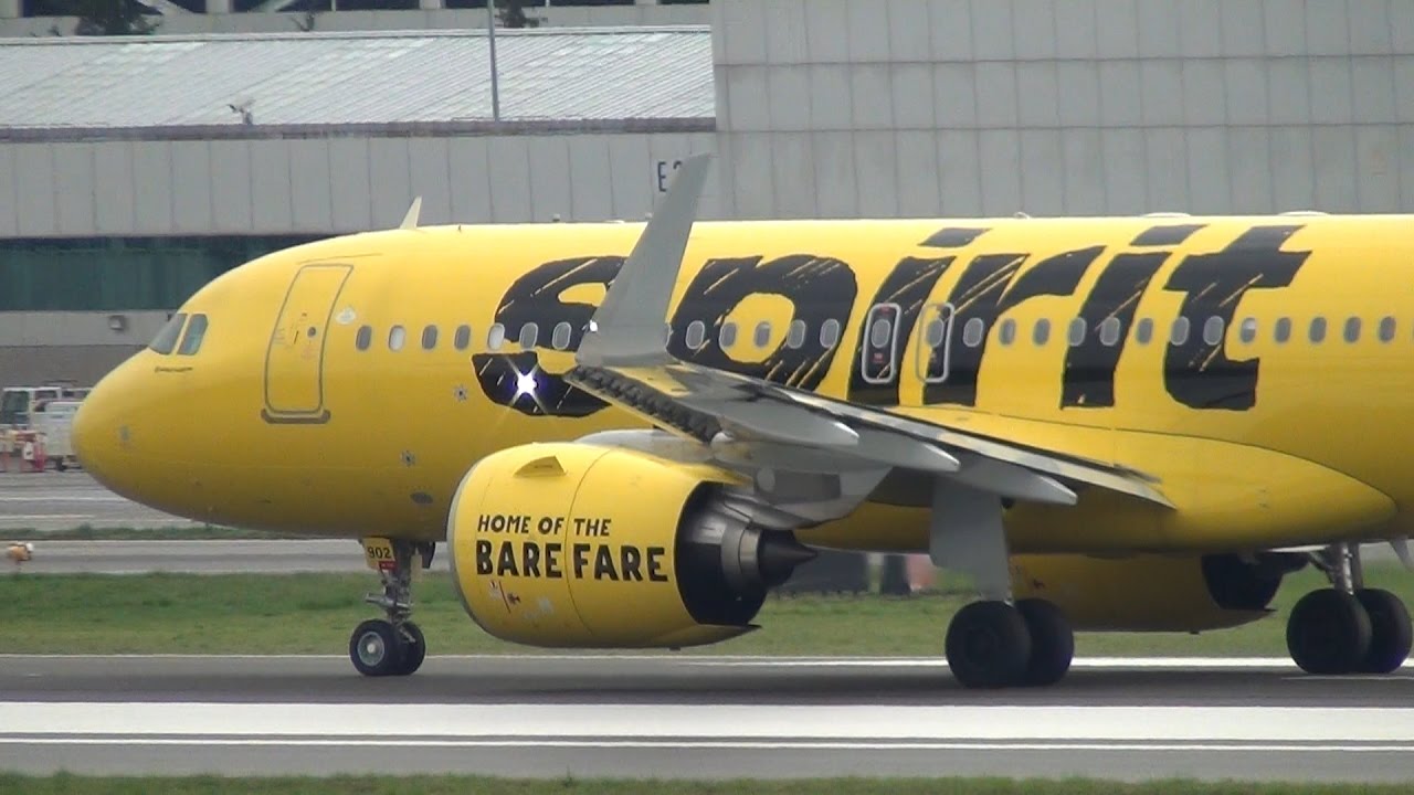 Spirit Airlines A320neo [N902NK] Takeoff Portland Airport (PDX)