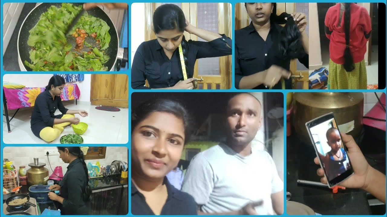 #DIML  తిరుపతి లో జుట్టు ఎంత Cut చేశాను Measurements తో సహా || Night Walk | Indian Mom Night Routine