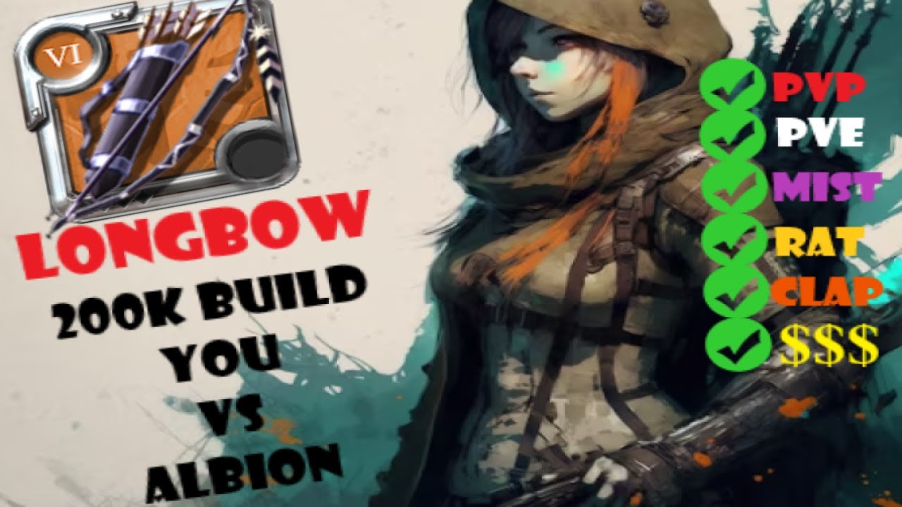Longbow VS Albion online | 200k build | PVP