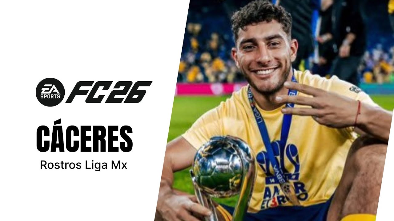 FC26 | Creación de Rostros Liga Mx | Sebastián Cáceres 