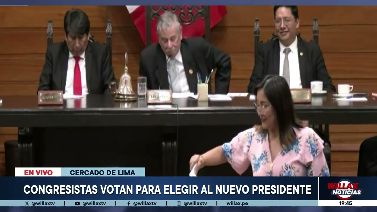 Willax Noticias - FEB 18 - 3/3 - SE INICIA CONTEO DE VOTOS PARA ELEGIR AL NUEVO PRESIDENTE | Willax