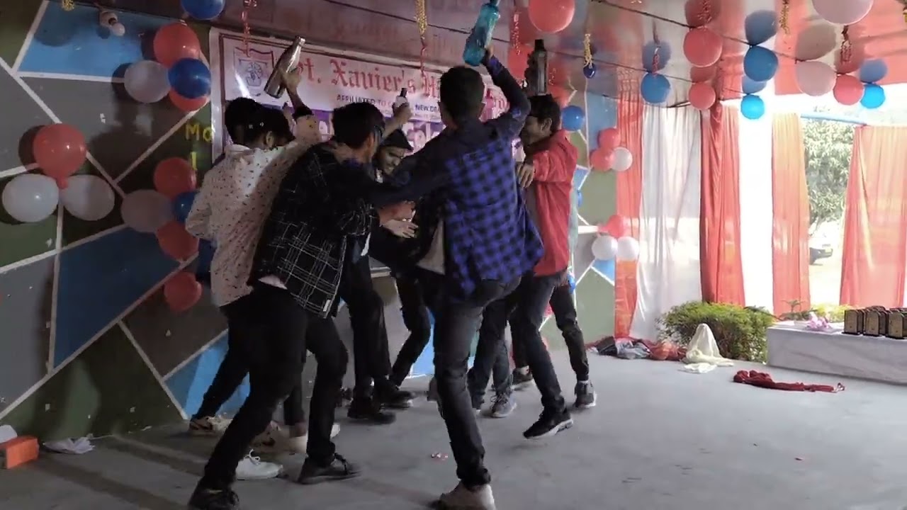 St.Xavier,s high school supaul farewell celebration 25/01/ 2024  class (9)boys