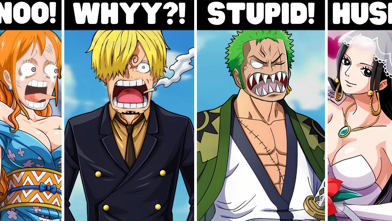 Everyone's Reaction If Luffy MARRIES Boa Hancock!