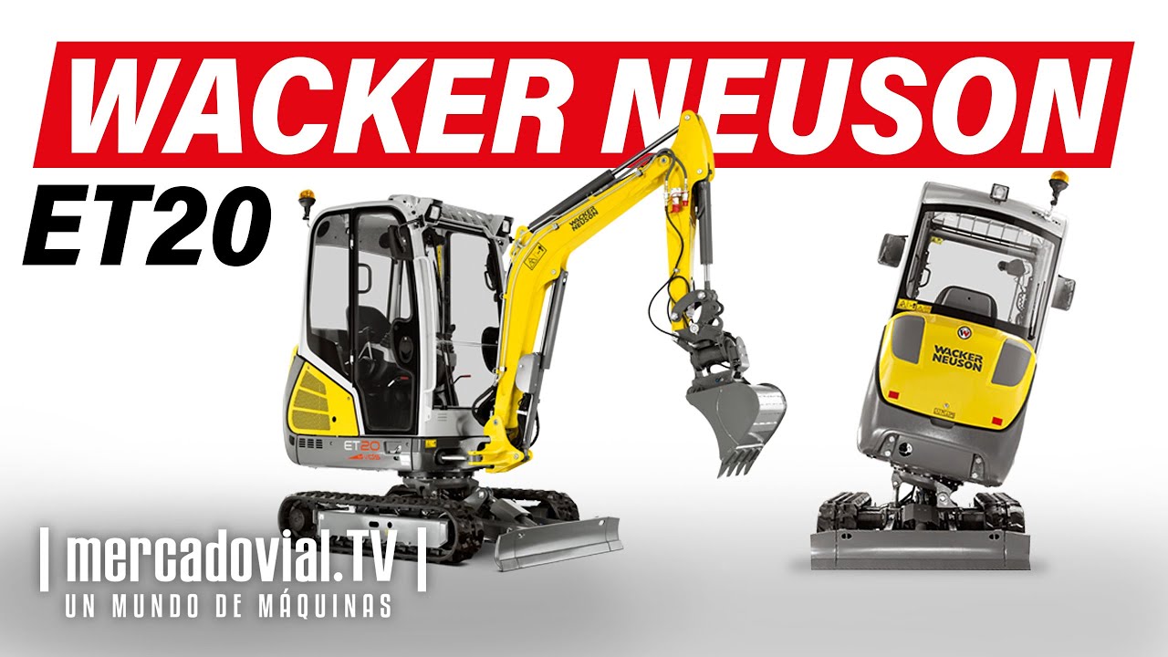 Miniexcavadoras Wacker Neuson ET20 - 2 tns - Ventajas - Versatilidad | Nuevo Distribuidor BEKA Chile