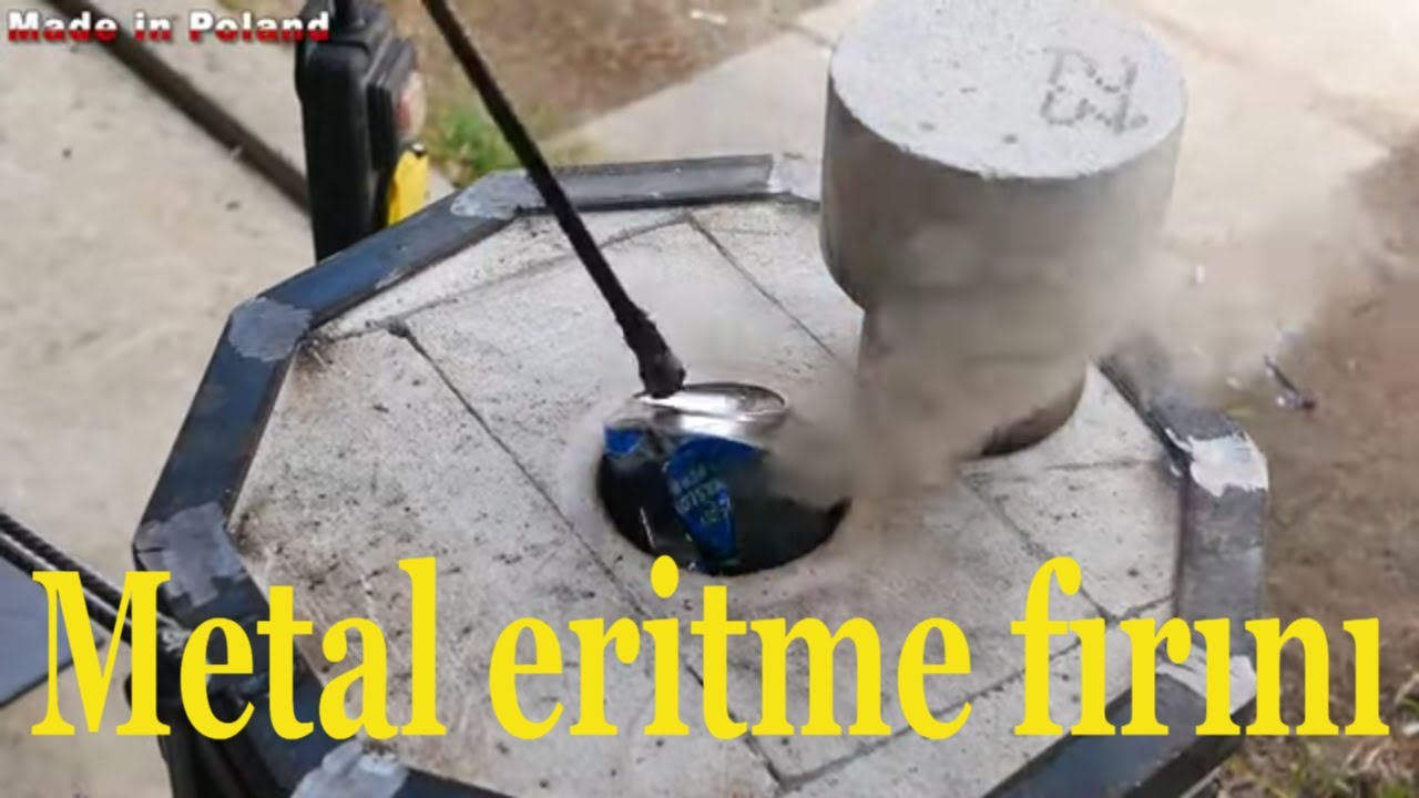 METAL ERİTME FIRINI YAPIMI DIY