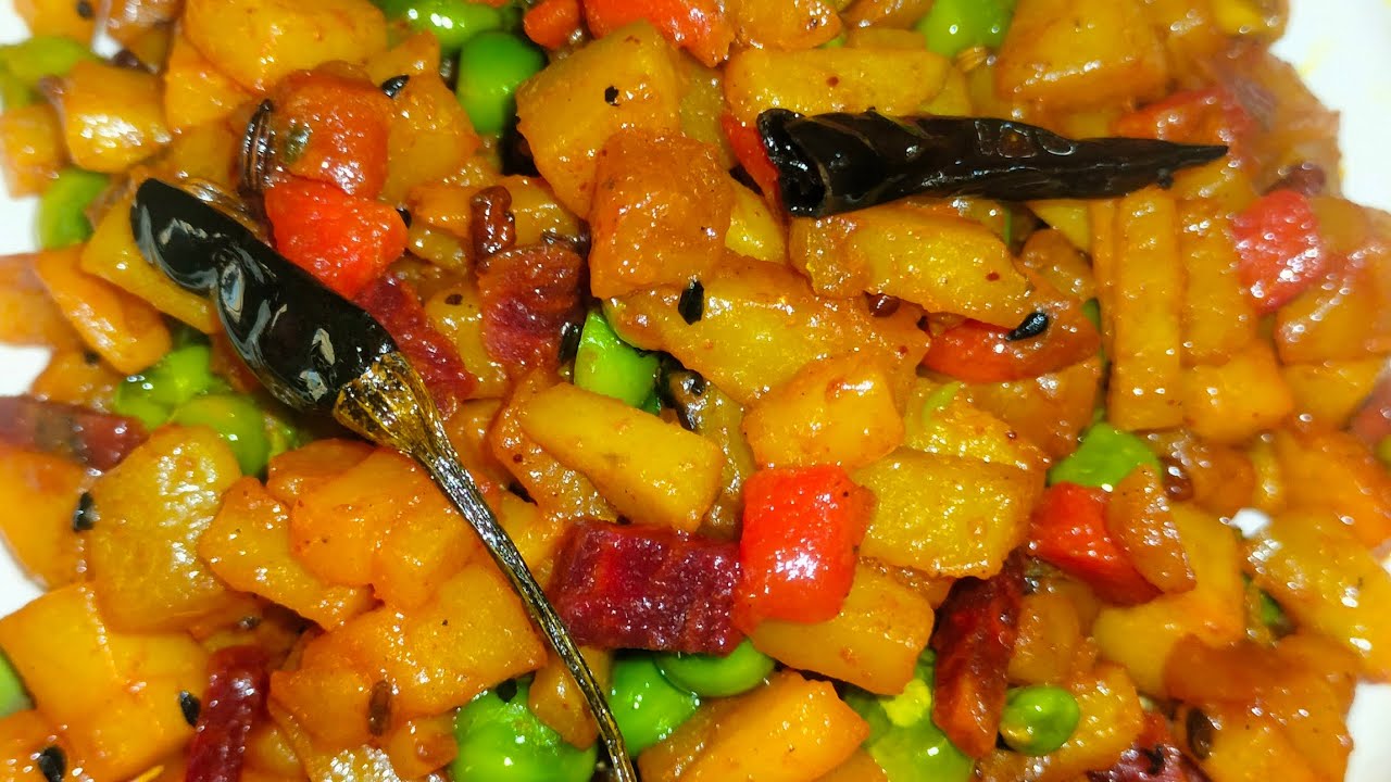 🥔🥕🌰 সহজ উপায়ে মিক্স সবজি ভাজি রেসিপি /Mix vegetable Bhaji Recipe in Bengali 👩🏻‍🍳👌👌👌👌