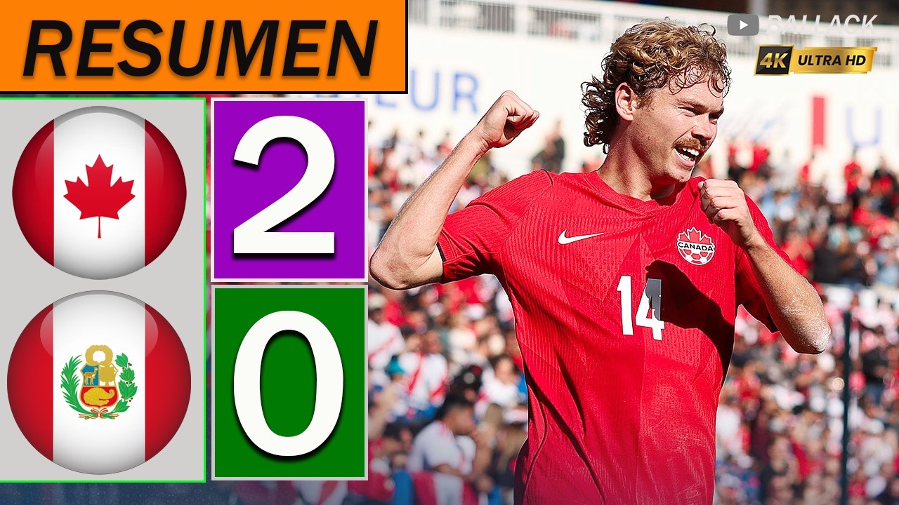 Canada vs Peru 2-0 Resumen y Goles | Amistoso Internacional 2026