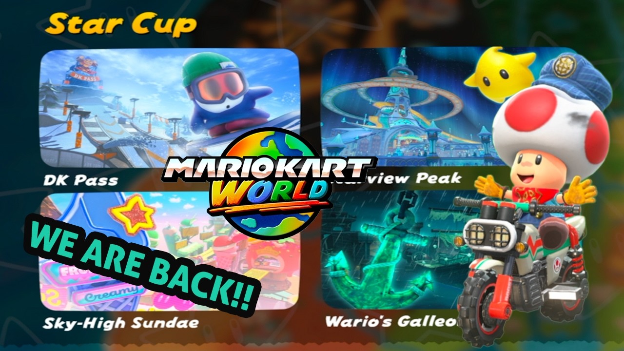 WE ARE SO BACK YALL !! #mariokartworld #part3