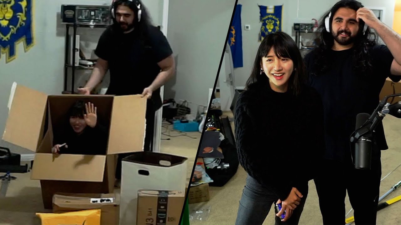 Esfand Gets a Package from Korea