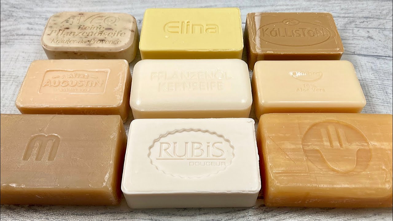 Soap cutting * Relaxing sounds * Резка мыла * Хруст мыла💛