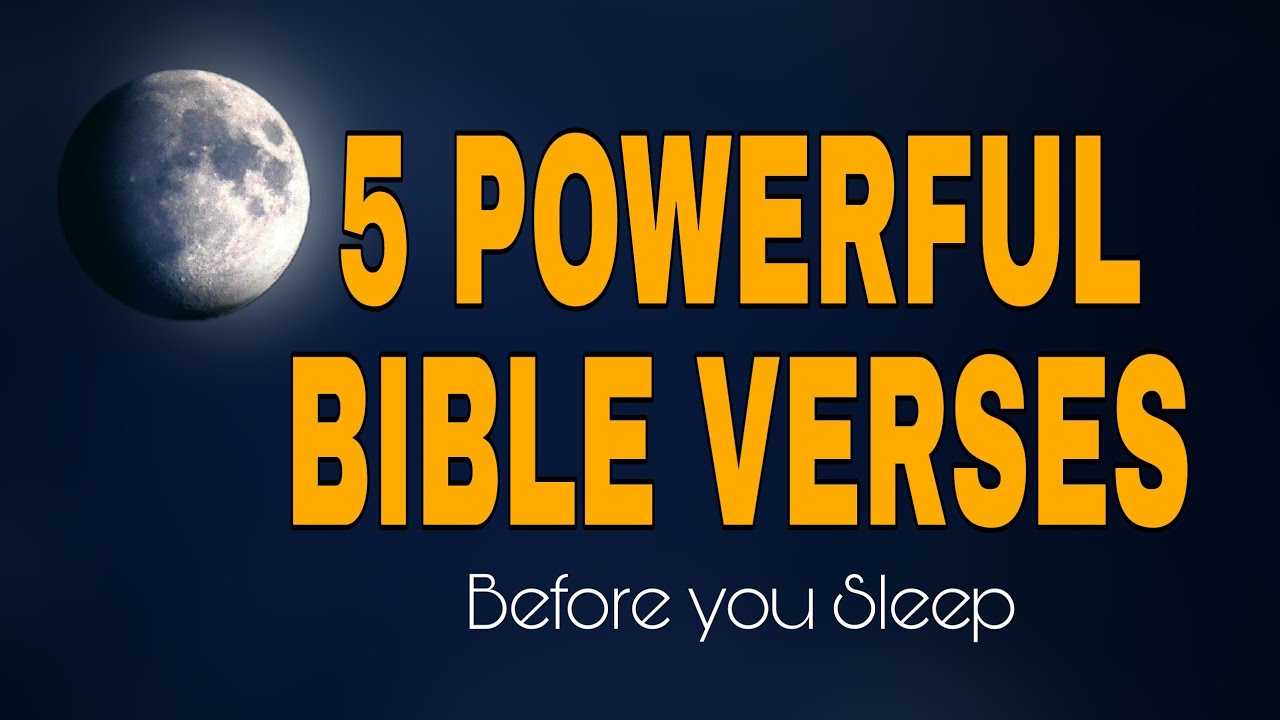 5 Bible Verses to End the Day | Give God Your Night