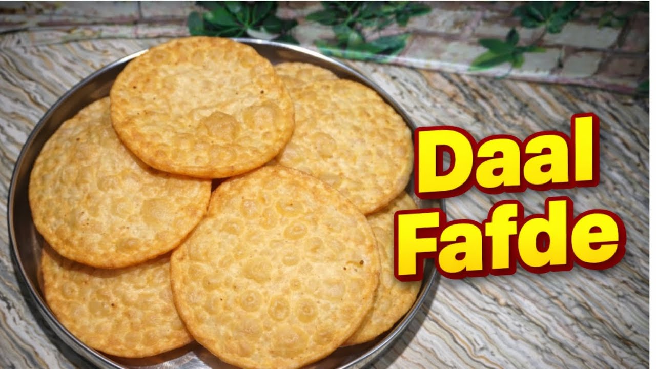 Crispy Daal Fafda Recipe | Perfect Kurkure Fafde Ghar Par | Dollykadhaba