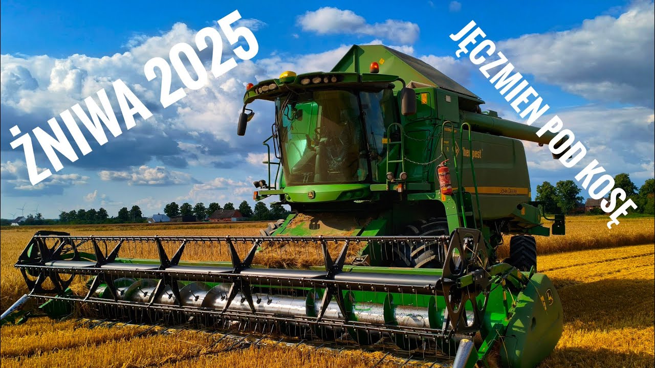 Żniwa 2025 jęczmień poszedł pod kosę 🔥💪