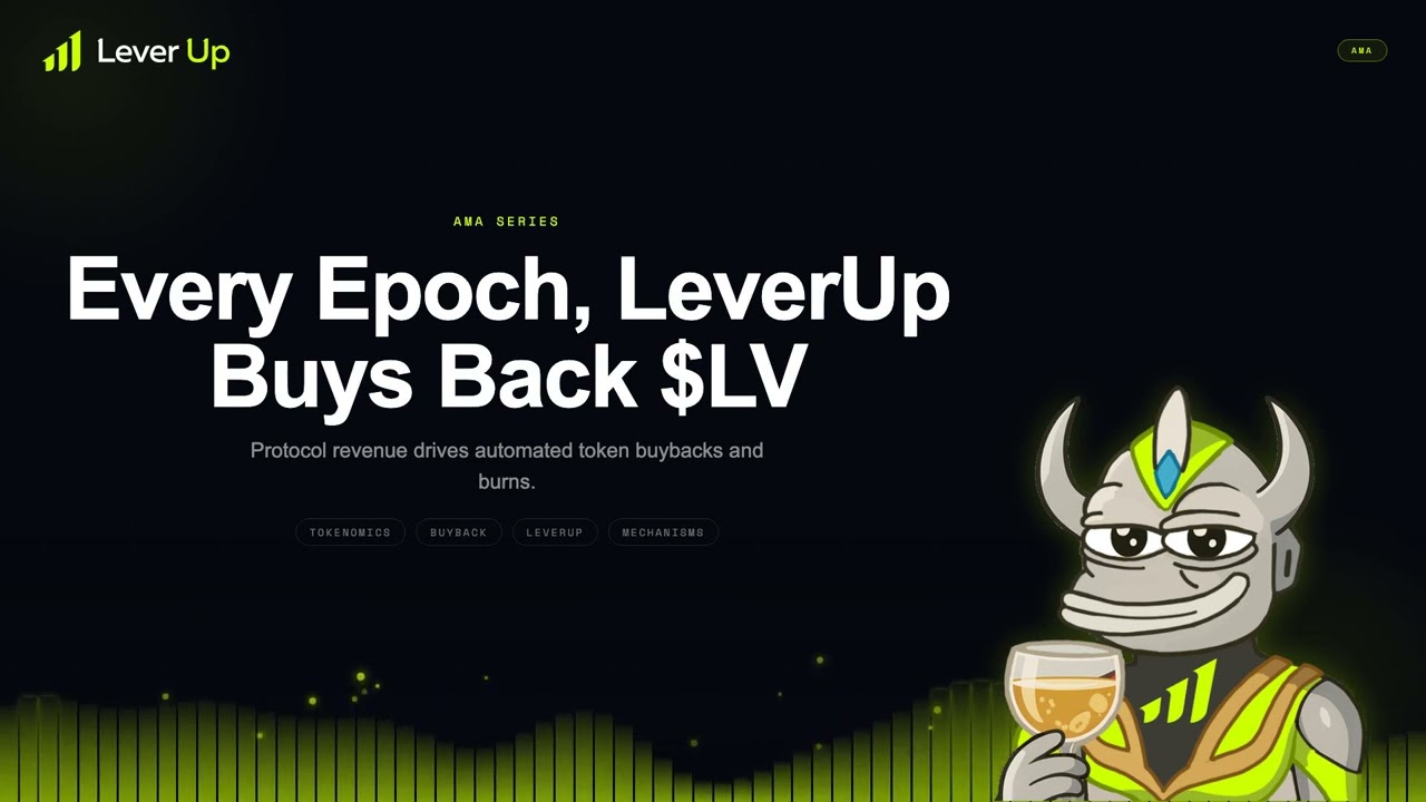 Every Epoch, LeverUp Buys Back $LV &mdash; The Buyback Mechanism Explained | LeverUp Podcast