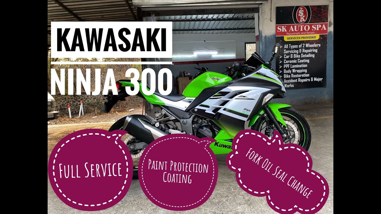 Kawasaki Ninja 300 Fork Oil Seal Change | Full Servicing | Maintenance |  Coating | Polishing |