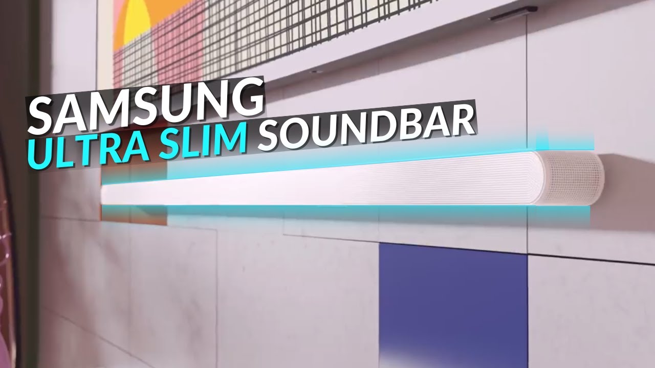 Ультратонкий саундбар Samsung HW-S801B с беспроводным Dolby Atmos и расширением объемного звучания
